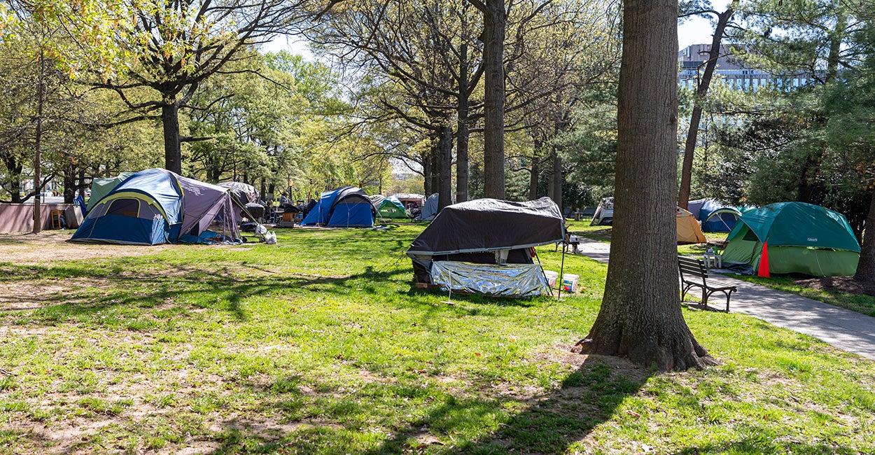 Multiple Homeless Encampments Cleared in DC