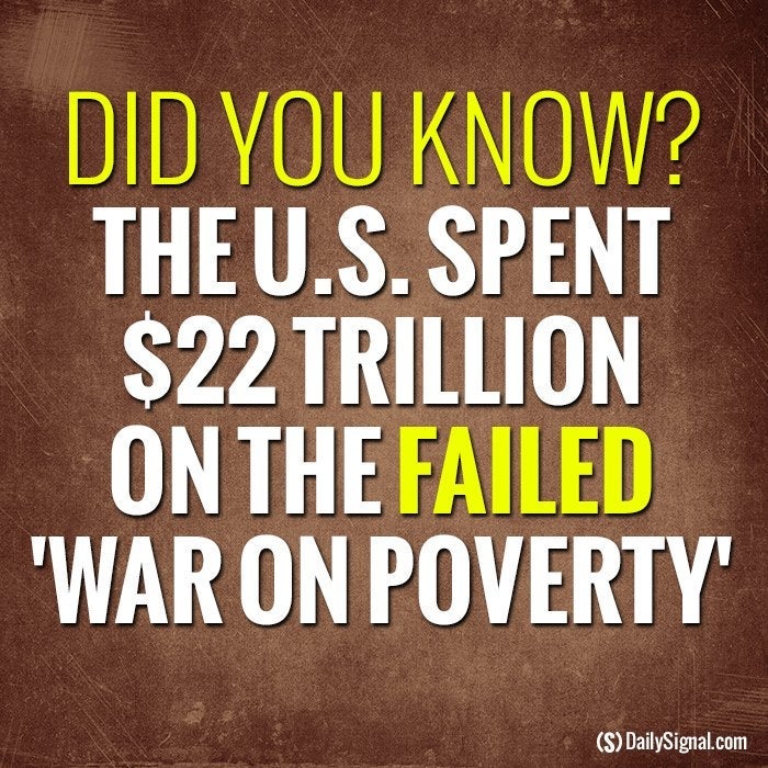 We've Spent $22 Trillion on War on Poverty. What Have We Achieved? 1 We've Spent $22 Trillion on War on Poverty. What Have We Achieved?