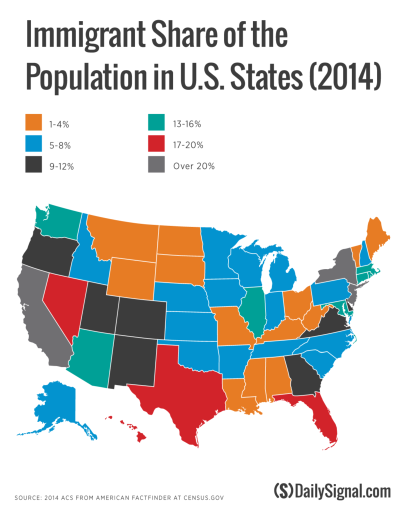 Find Out What Immigration Growth Looks Like in Your State