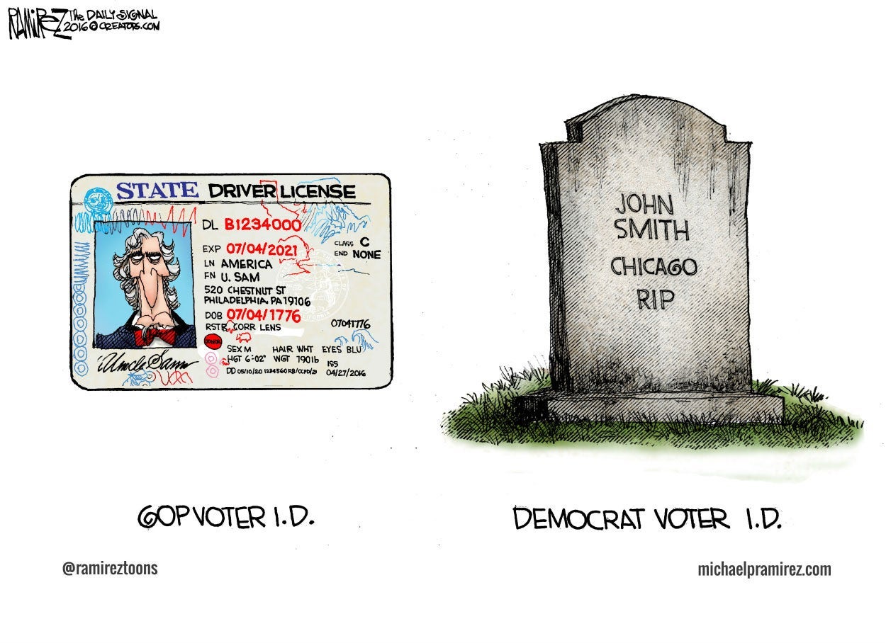 Cartoon: Different Views on Voter ID 3 Cartoon: Different Views on Voter ID