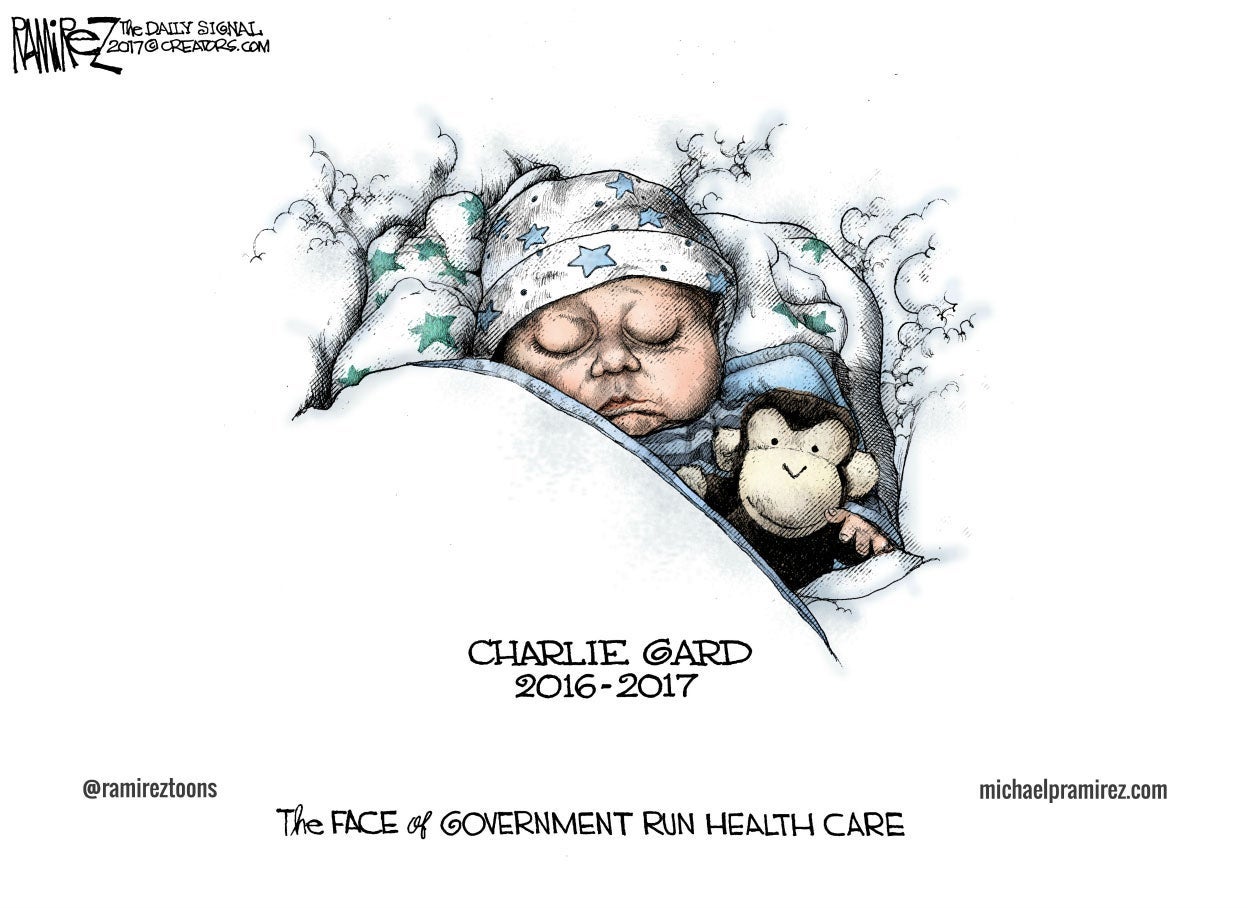 Cartoon: Charlie Gard, RIP 3 Cartoon: Charlie Gard, RIP