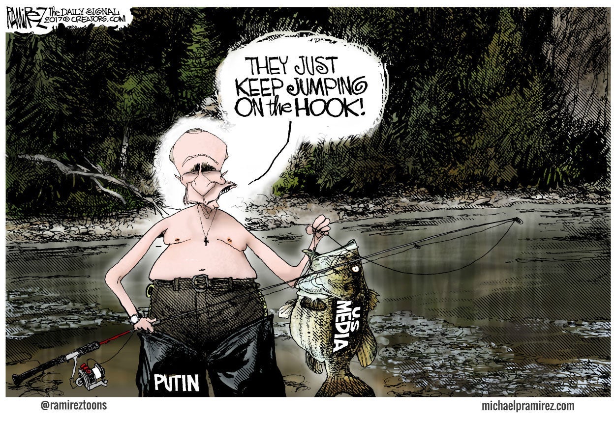 Cartoon: Putin's Catch of the Day 3 Cartoon: Putin's Catch of the Day