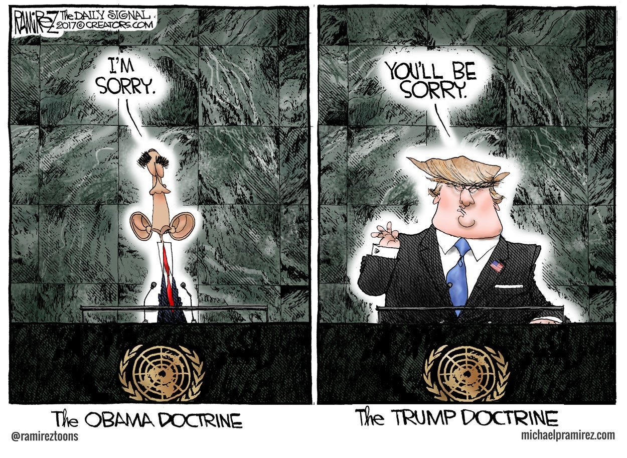 Cartoon: Trump's Message to the United Nations 3 Cartoon: Trump's Message to the United Nations