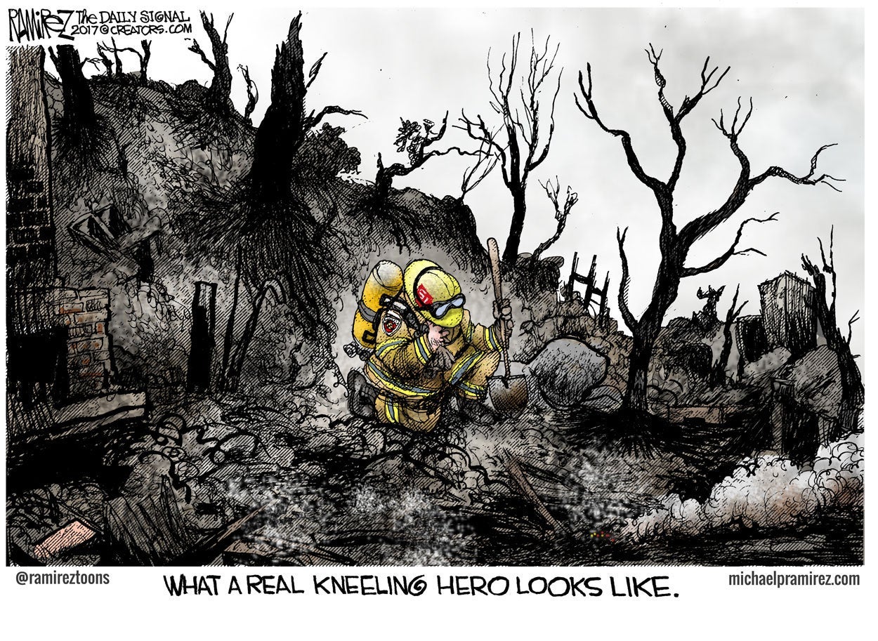 Cartoon: Honoring California Firefighters 3 Cartoon: Honoring California Firefighters