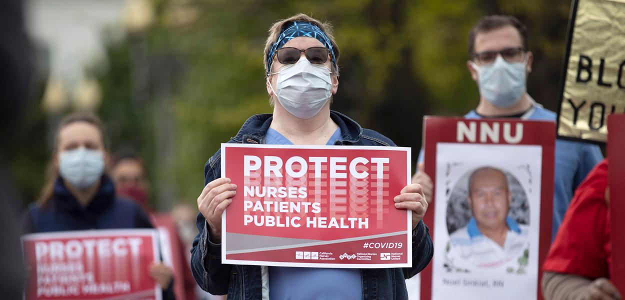 Nurses Rally Against Unionization as Law Muzzles Hospital Management