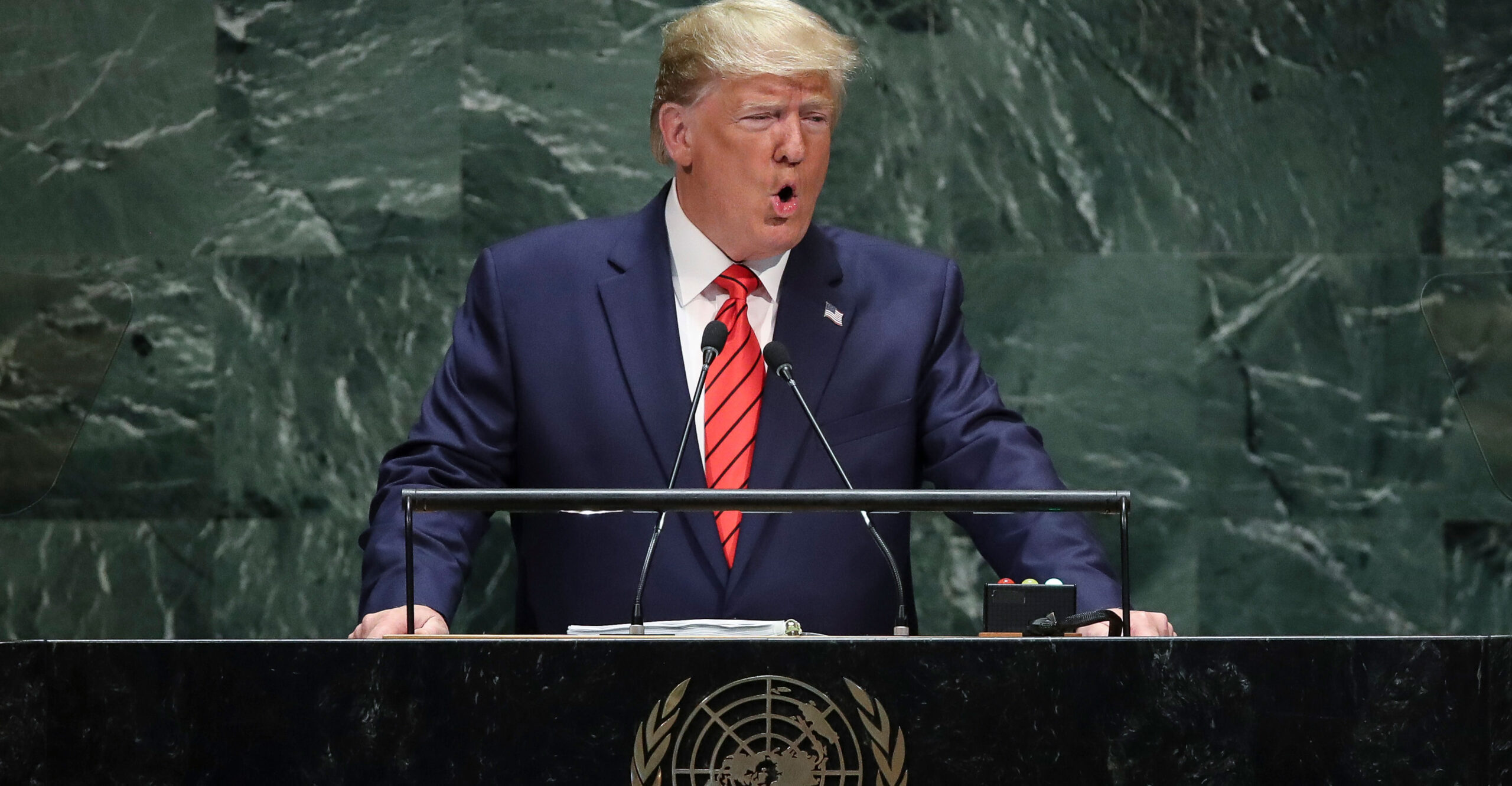 In UN Speech, Trump Highlights US Response to COVID-19, Faults China