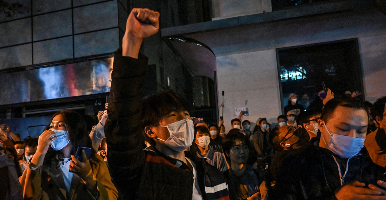 16 Photos Documenting Historic Protests Against Communist China