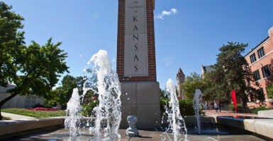 University of Kansas fountain
