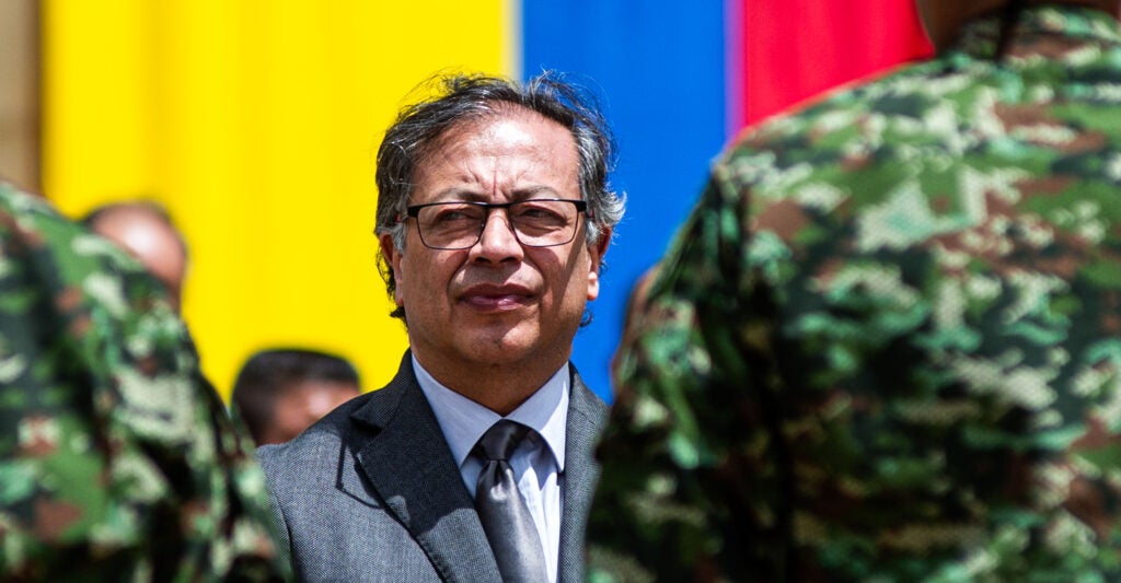 Colombian President Gustavo Petro