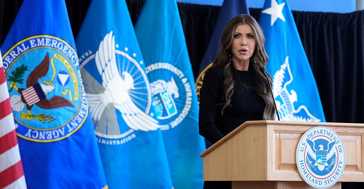 Kristi Noem Delivers First Address to DHS Staff