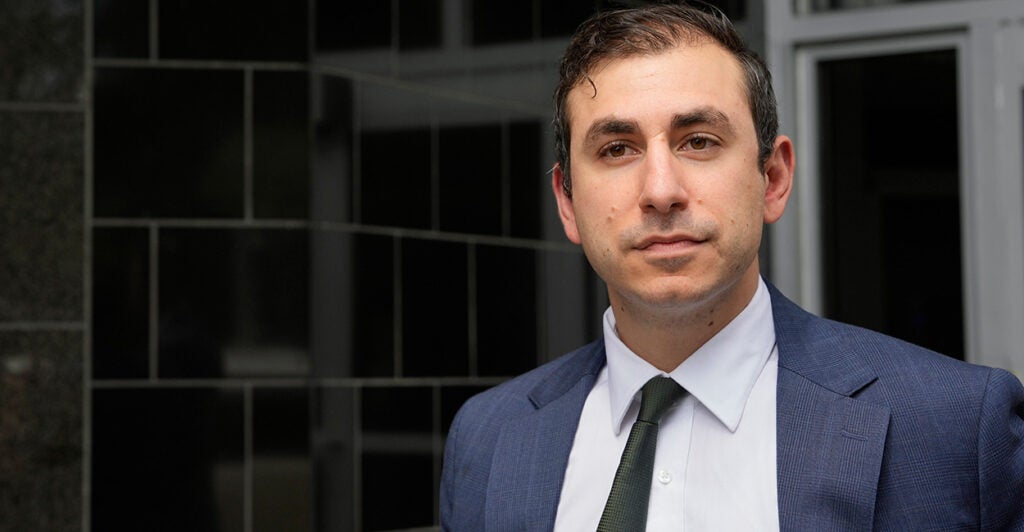 Eithan Haim in a suit