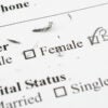 A form where someone has chosen not to check the Male or Female checkbox but instead write in Bisex