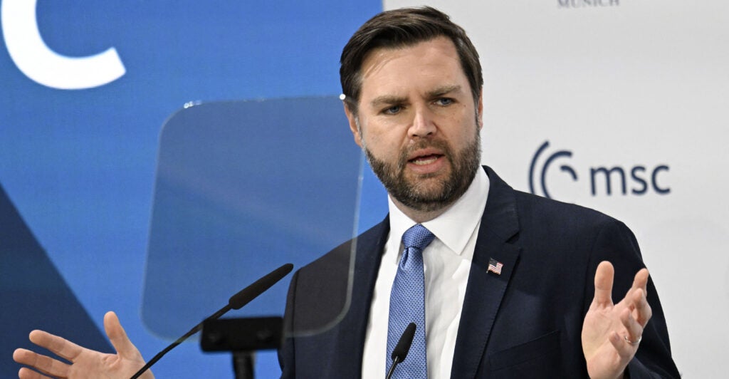 Vice President JD Vance at the Munich Security Conference