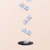 An illustration of dollars going down a rathole