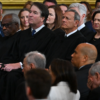 Supreme Court Justices. (Photo by Ricky Carioti - Pool via Getty Images)