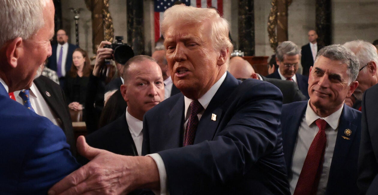 Republicans praised President Donald Trump's speech Tueday night as an impressive presentation of accomplishments, while Democrats continued to oppose him.