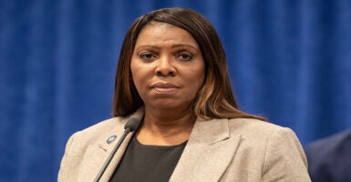 Close up of New York Attorney General Letitia James.