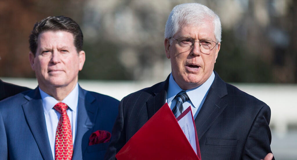 Mat Staver in a suit