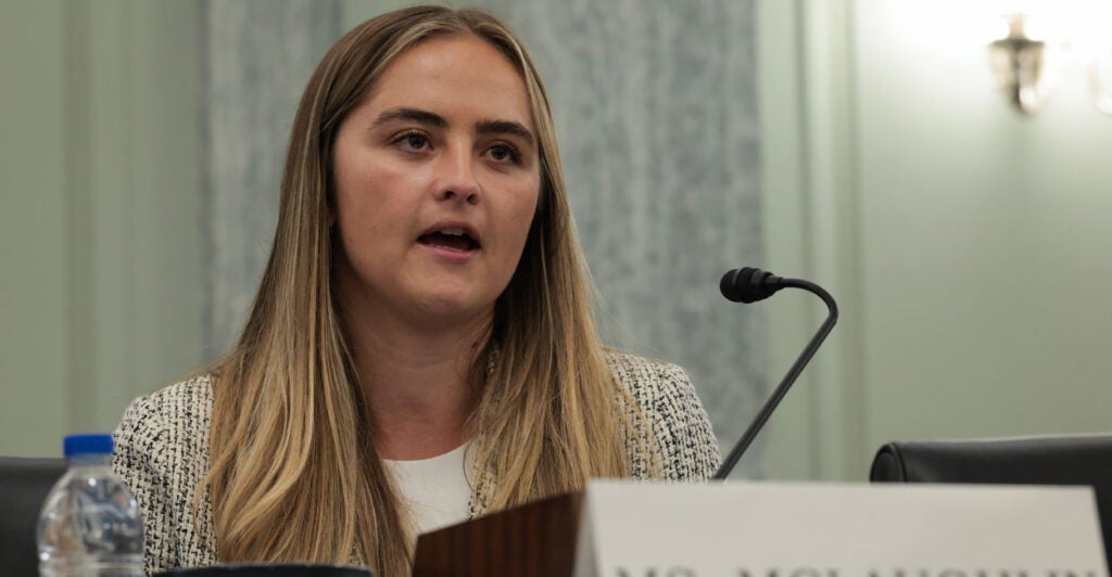 Former Olympic swimmer Katie McLaughlin