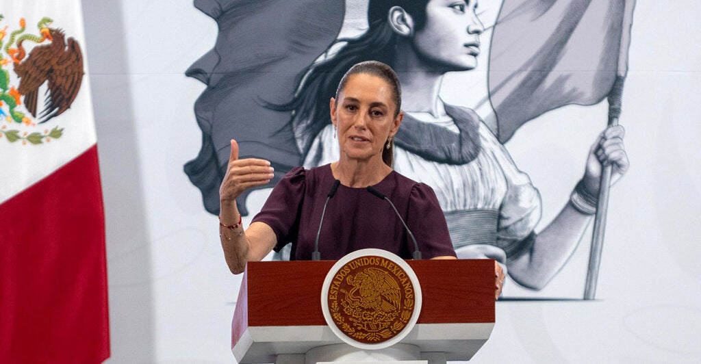 Mexican President Claudia Scheinbaum