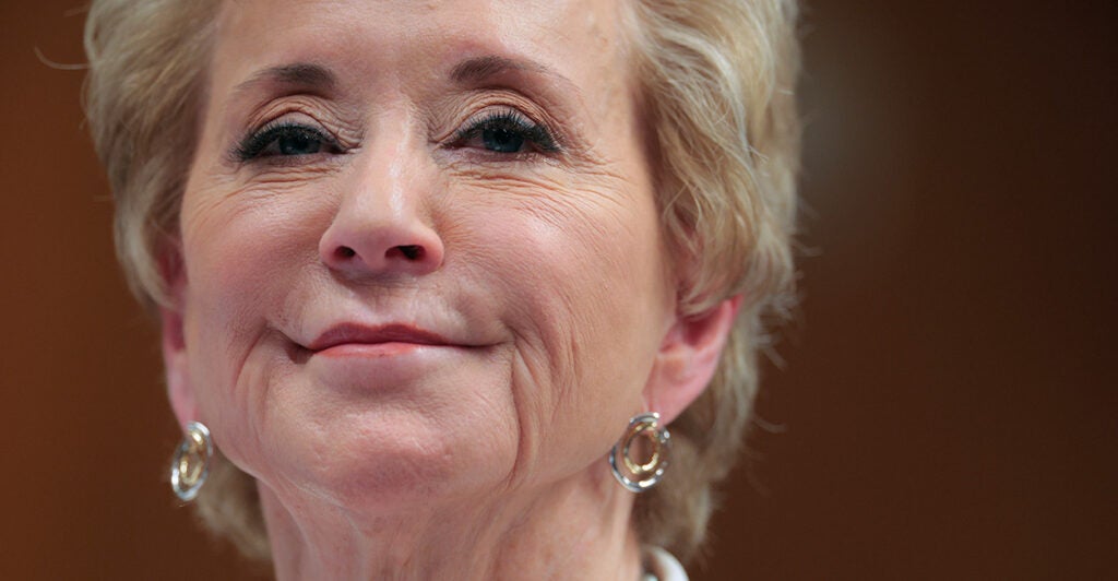 Education Secretary Linda McMahon