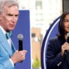TV "Science Guy" Bill Nye and now-Arizona Democratic congressional hopeful Deja Foxx speak at the 2025 Global Citizen NOW Summit on April 30 in New York City.