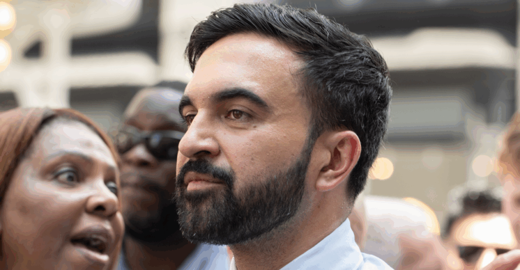 New York City mayoral candidate Zohran Mamdani attends the 2025 New York City Pride March on June 29.