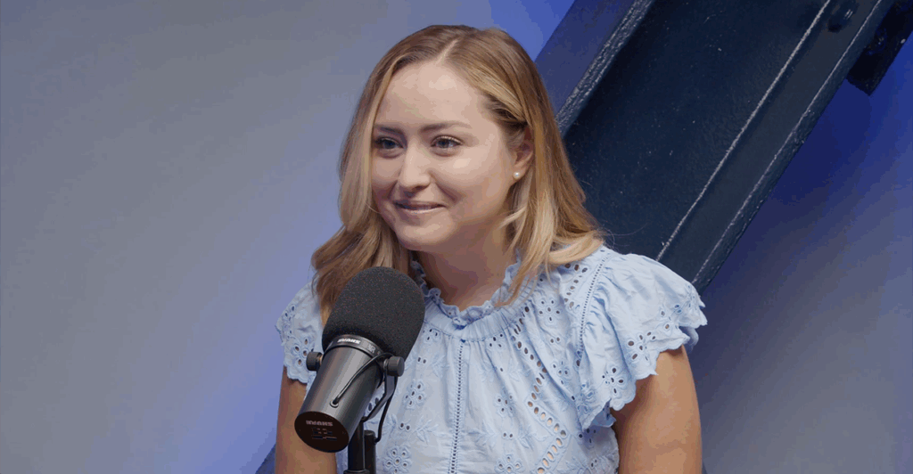 Texas Children's Hospital whistleblower Vanessa Sivadge in a blue blouse.