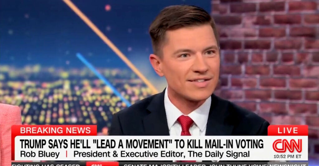 The Daily Signal's Rob Bluey joined the panel on CNN’s “NewsNight with Abby Phillip” on Monday evening.