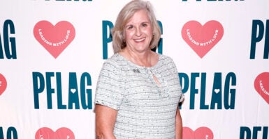 Susan Thronson, Chair, PFLAG National Board of Directors attends PFLAG National's "Love Takes Justice" Event at Washington Marriott Capitol Hill on September 18, 2024 in Washington, DC.