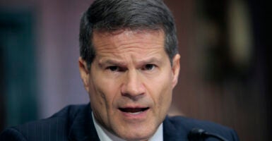 Dean John Sauer, President Donald Trump's nominee to be U.S. solicitor general, testifies during his confirmation hearing