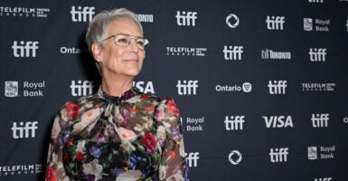 Actress Jamie Lee Curtis is seen here Sept. 5 at the Toronto International Film Festival.