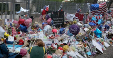 Charlie Kirk memorial at Turning Point USA headquarters