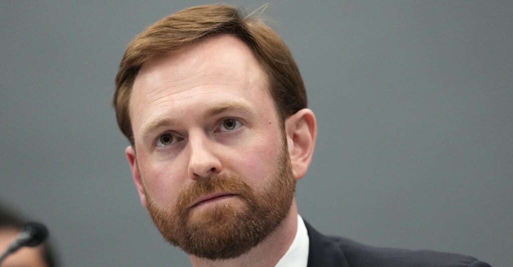 Federal Trade Commission Chairman Andrew Ferguson testifies before the House Appropriations Committee.