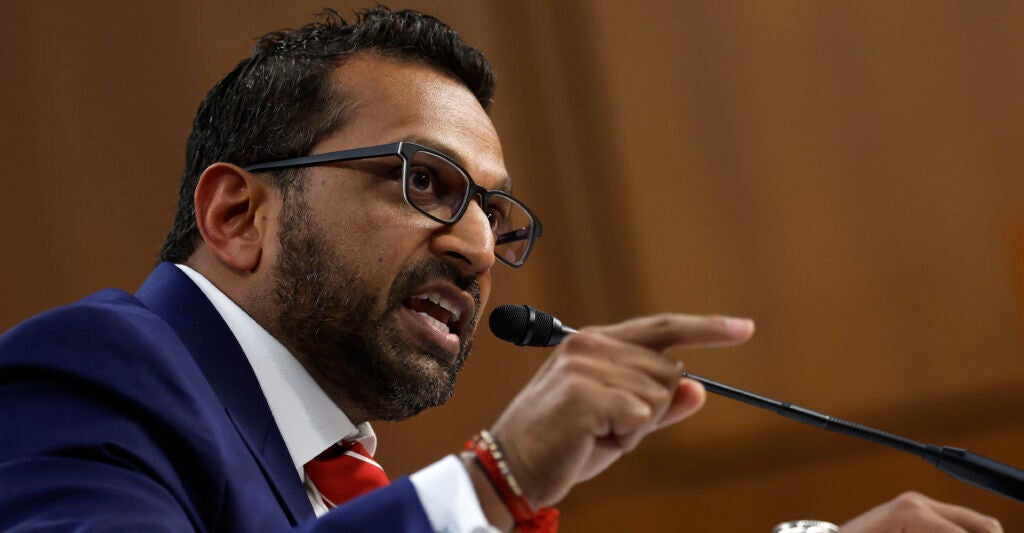 FBI Director Kash Patel testifies before the Senate Judiciary Committee on Sept. 16.