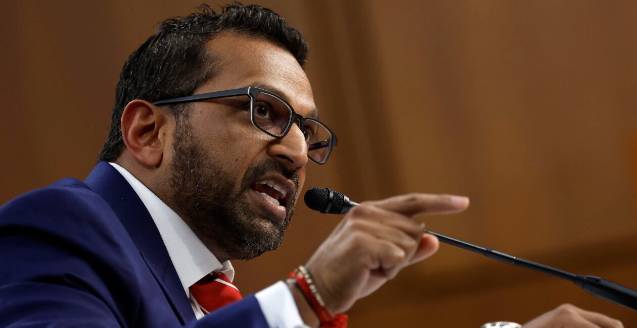 FBI Director Kash Patel testifies before the Senate Judiciary Committee on Sept. 16.