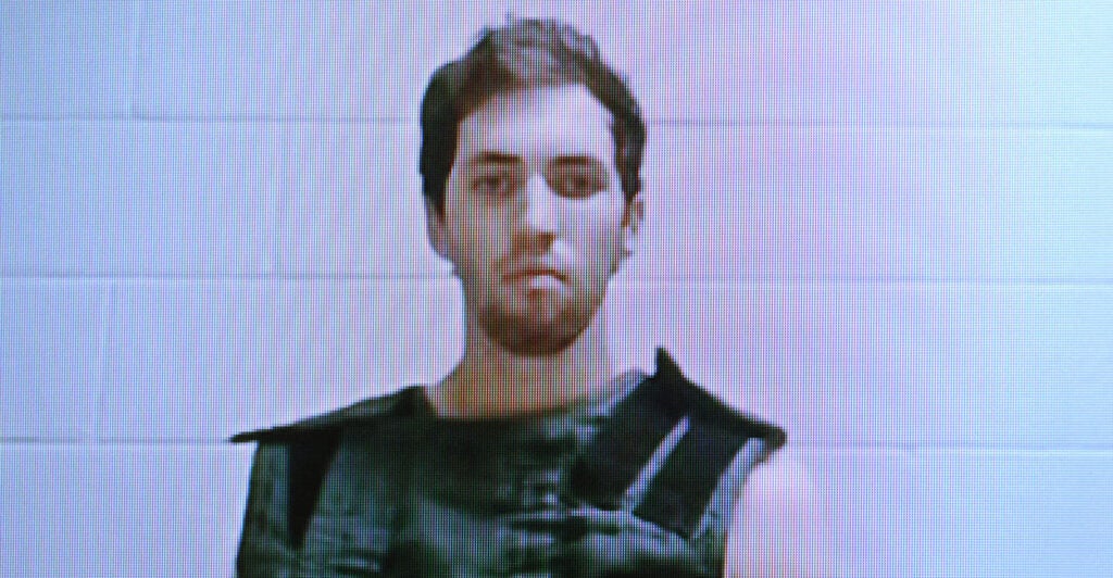 Charlie Kirk alleged murderer Tyler Robinson in a jail video screenshot