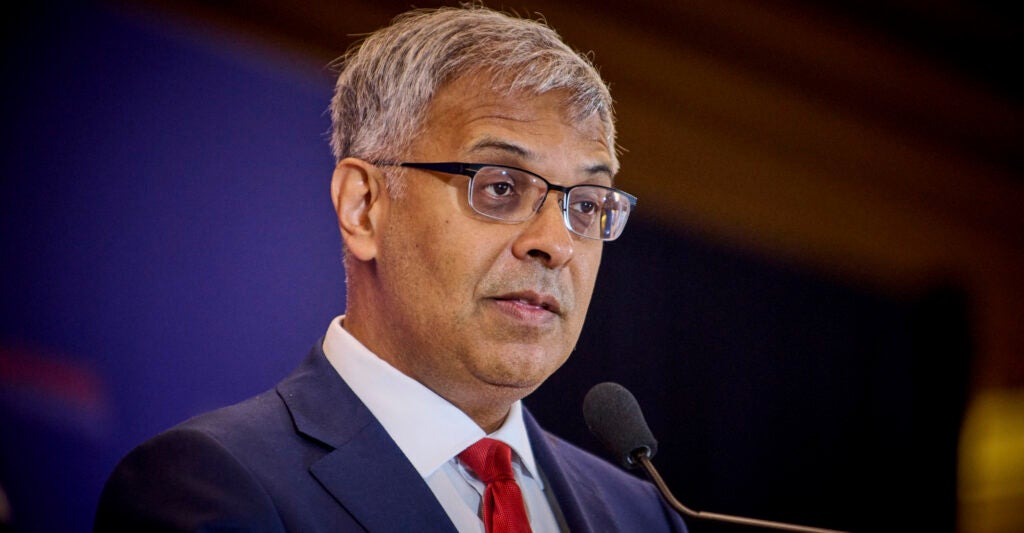 NIH Director Dr. Jay Bhattacharya speaks at the National Conservatism Conference in Washington D.C.