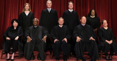 The formal 2022 portrait of the members of the U.S. Supreme Court.