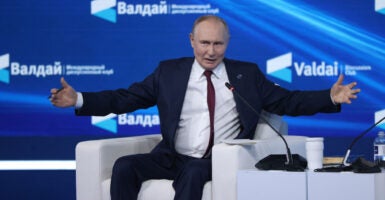 Russian President Vladimir Putin is seen here in Sochi, Russia, on Oct. 2.