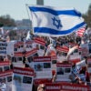 Pro-Israel demonstrators on the National Mall in Washington on Nov. 14, 2023, call for the release of Israelis taken hostage by Hamas about five weeks earlier in its Oct. 7, 2023, surprise attack.