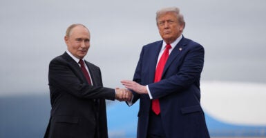 Russian President Vladimir Putin and U.S. President Donald Trump