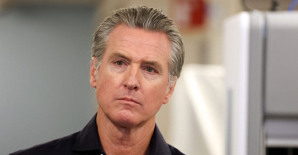 California Gov. Gavin Newsom