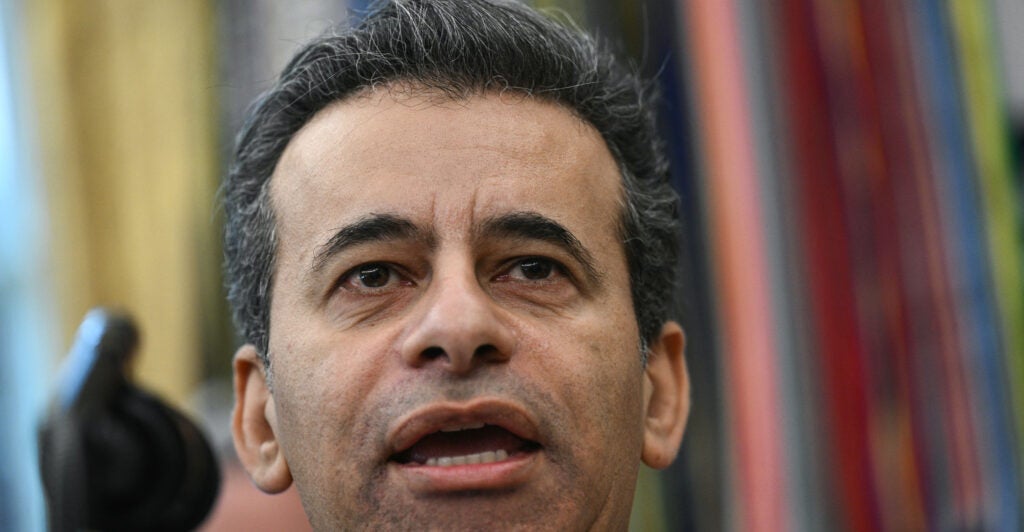 US Food and Drug Administration (FDA) Commissioner Martin Makary speaks during an announcement event with US President Donald Trump