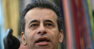 US Food and Drug Administration (FDA) Commissioner Martin Makary speaks during an announcement event with US President Donald Trump