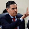 Rep. Robert Garcia gestures. House Republicans claim House Democrats are attempting to mislead the public on Donald Trump and Jeffrey Epstein.