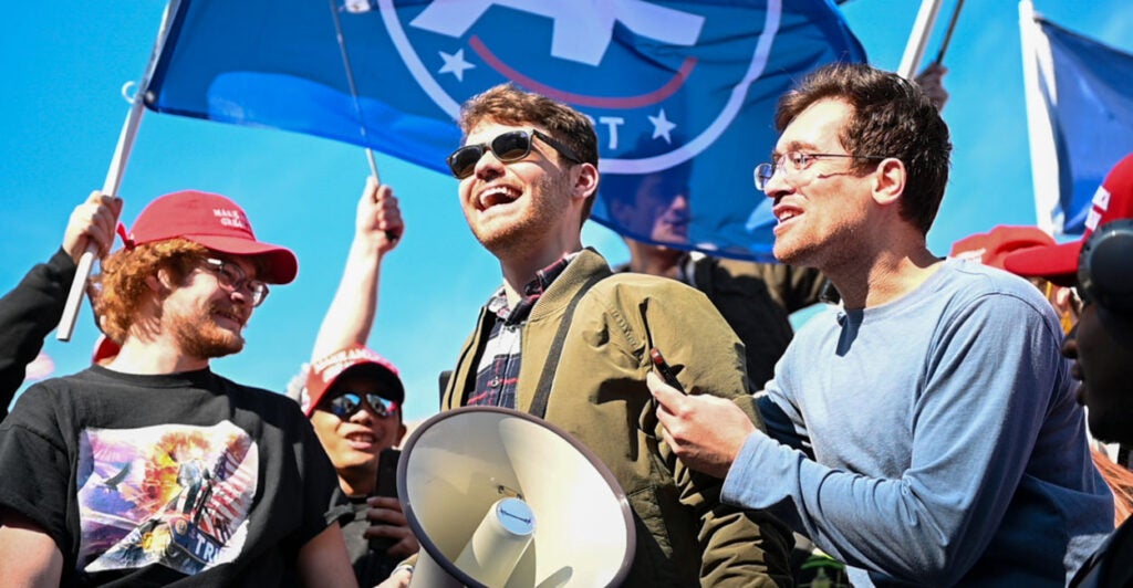 Nick Fuentes and his followers.