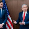 U.S. Vice President JD Vance and Israeli Prime Minister Benjamin Netanyahu