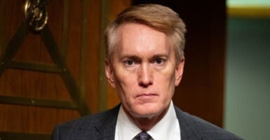 Senator James Lankford of Oklahoma in the Capitol.