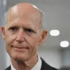 U.S. Senator Rick Scott, R-Fla., speaks with reporters after a vote in the U.S. Capitol in Washington, U.S., June 3, 2025. REUTERS/Annabelle Gordon